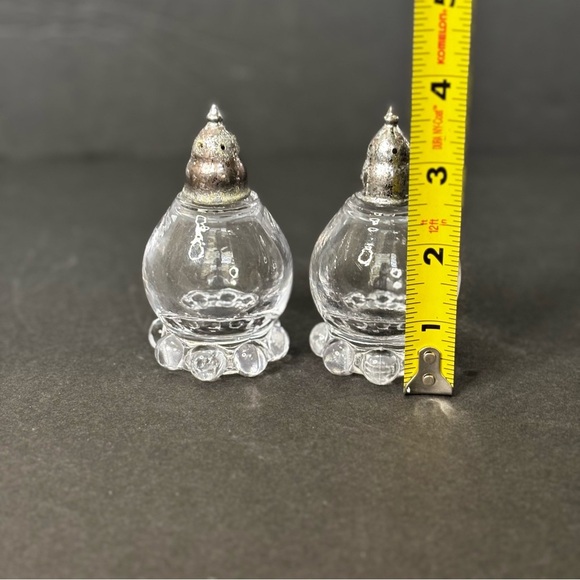 Imperial Glass Candlewick - Pair of Salt & Pepper Shakers - Picture 12 of 13
